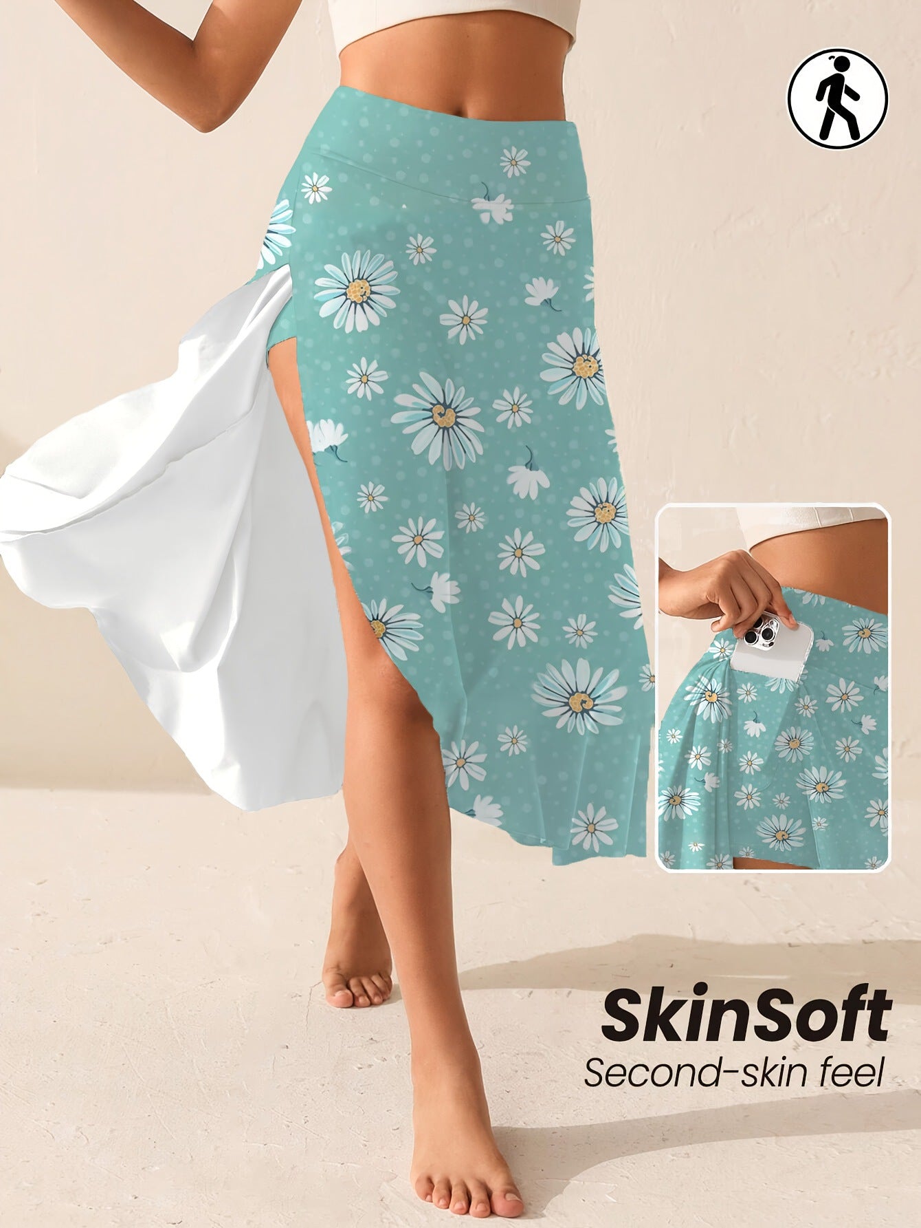 Irregular Temperament Split Elegant Skirt